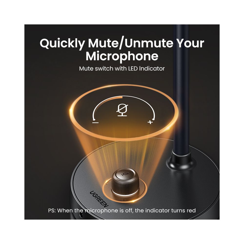 Ugreen 90416 Desktop USB Microphone Ugreen 90416 Desktop USB Microphone